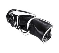 Travel Wine Bag with Multi Pocket Design and Insulated Lining for Easy Carrying 12x33cm (Black White)