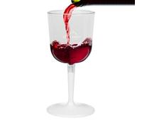 Travel Wine Glasses Shatterproof Clear Foldable Wine Glasses Reusable,Lightweight Wine Glasses with Stem for Outdoor and Travel