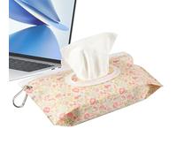 Travel Wipes Case - Baby Wipe Soup Reusable Holder | Refillable Storage Container, Wet Tissue Organizer On The Go, Portable Dispenser For One Po
