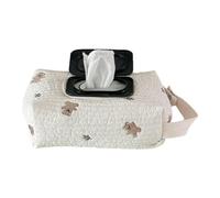 Travel Wipes Case - On The Go Wipes Dispenser | Portable Cute Storage Pouch | Lightweight Reusable Organizer for Stroller, Shopping, Walking, Bathroom, Home