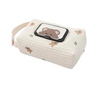 Travel Wipes Case - Portable Baby Wipes Container | Cute Storage Pouch, Lightweight Reusable Organizer for Stroller, Shopping, Walking, Bathroom, Home