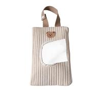 Travel Wipes Case, Portable Wipe Container, 8 Inch Refillable Pull Out Soft Tissue Pouch with Zipper Closure, Oxford Fabric with Compact Design, Organizer Easy Carry Handle, Tissue Dispenser