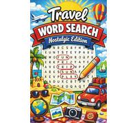 Travel Word Search Nostalgic Edition: 100 Themed Puzzles for the 50s & 60s Era | 2000+ Words | Pocket Sized 5x8 Activity Book for Road Trips, Planes, ... Trips | Perfect Gift for Grandparents