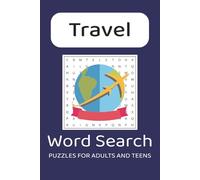 Travel Word Search Puzzle Book: Word Searches with Easy to Read Print about Travel, Car Journeys, Airplane Flights and More | 6x9 inches, 110 pages | ... Gift for Vacations, Holidays and Leisure Time