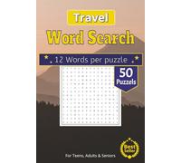 Travel Word Search Puzzle Book: World Traveler Word Search Puzzles: Destinations, Landmarks, Global Geography, and Famous Cities | Brain Games for Travel Enthusiasts and Adults