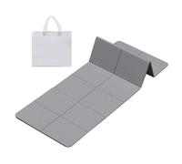 Travel Yoga Mat - Non-Slip Fitness Pad 6mm Thick | Lightweight Folding Yoga Mat with Storage Bag for Outdoors Studio Travel Home Picnic Gym Workout