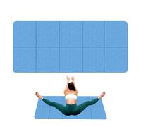 Travel Yoga Mat, Rollable and Space-saving, 6 mm, Non-Slip, Portable | floor pad for home workout for home travel outdoor floor fitness training sports women men