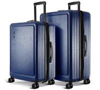 TRAVELARIM Non-Expandable, Navy, 3 Piece Set (24"/28"), 24" and 28" Suitcase Set