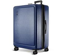 TRAVELARIM Non-Expandable, Navy, Large 28-Inch Checked, 28 Inch Luggage