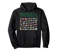 Traveled All 50 States Achievement Fifty Club T-Shirt Pullover Hoodie
