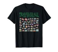 Traveled All 50 States Achievement Fifty Club T-Shirt T-Shirt
