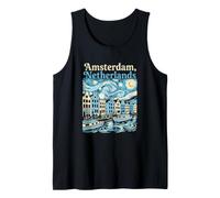 Traveler Amsterdam Netherlands Souvenir Tank Top