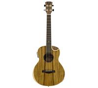 Traveler Guitar Redlands Concert 4 String Acoustic-Electric Bass Guitar, Right, Koa (RCB KE)