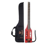 Traveler Guitar Ultra-Light Acoustic-Electric Guitar, Vintage Red (ULA VRDM)
