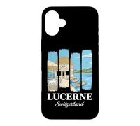 Traveler Lucerne Switzerland Alps Souvenir Case for iPhone 16 Plus
