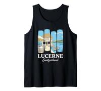 Traveler Lucerne Switzerland Alps Souvenir Tank Top