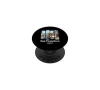 Traveler San Francisco USA California Sightseeing PopSockets Adhesive PopGrip
