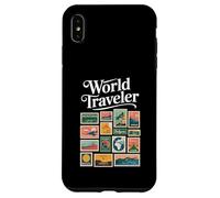 Traveler Vintage Postage Stamp Travel Case for iPhone XS Max