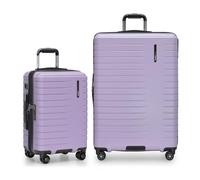 Traveler's Choice Archer Polycarbonate Hard Shell Luggage Set, Purple, 21" Carry-On, Shield-98 Technology