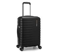 Traveler's Choice Archer Polycarbonate Hardside Luggage with Spinner Wheels, Tie Down Straps, Black, Carry-On 21-Inch, Archer Polycarbonate Hardside Luggage with Spinner Wheels, Tie