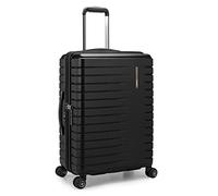Traveler's Choice Archer Polycarbonate Hardside Luggage with Spinner Wheels, Tie Down Straps, Black, Checked 25-Inch, Archer Polycarbonate Hardside Luggage with Spinner Wheels, Tie