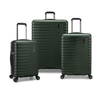 Traveler's Choice Archer Polycarbonate Hardside Spinner Luggage Set, Green, 3-Piece Set, Archer Polycarbonate Hardside Spinner Luggage Set