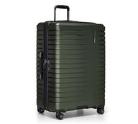 Traveler's Choice Archer Polycarbonate Hardside Spinner Luggage Set, Green, Checked 29-Inch, Archer Polycarbonate Hardside Luggage with Spinner Wheels, Tie Down Straps