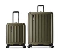Traveler's Choice Art of Travel 2PC Hardside Expandable Luggage Set with Spinner Wheels, Green, L, Art of Travel 2pc Hardside Expandable Luggage Set with Spinner Wheels