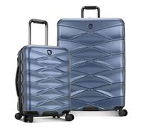 Traveler's Choice Granville Ii Polycarbonate Expandable Spinner Luggage, Navy, 2 Piece Set (21/29), Granville Ii Polycarbonate Expandable Spinner Luggage