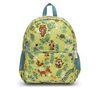 Traveler's Choice Kids - JoJo the Bear's Adventure Backpack - 17.9L Small School or Travel Bag for Boys and Girls - Tablet Pocket - Safety Whistle - 15.5 x 11.75 x 6 - Jungle