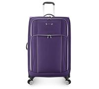 Traveler's Choice Lares Softside Expandable Luggage with Spinner Wheels, Purple, Checked 30-Inch, Lares Softside Expandable Luggage with Spinner Wheels