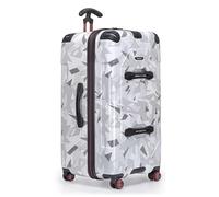 Traveler's Choice Maxporter II 30" Polycarbonate Hardside Trunk Luggage with Spinner Wheels, TSA Lock, White Camo