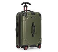 Traveler's Choice Maxporter II, Green, 22" Carry-On Luggage, Maxporter II Hardside Polycarbonate Suitcase with Spinner Wheels, TSA Lock
