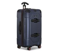 Traveler's Choice Maxporter II Polycarbonate Hardside Trunk with Spinner Wheels, Navy, 28-Inch Medium Trunk
