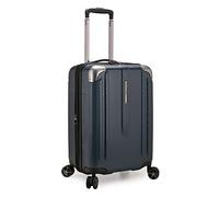 Traveler's Choice New London II Hardside Expandable Spinner Luggage, Navy, Checked-Medium 26-Inch