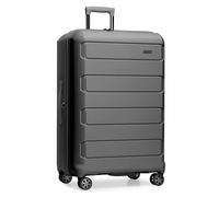 Traveler's Choice Pagosa Indestructible Hardshell Expandable Spinner Luggage, Gray, 3-Piece Set (22/26/30), Traveler's Choice Pagosa Indestructible Hardshell Expandable Spinner Luggage