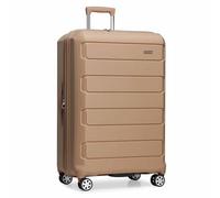 Traveler's Choice Pagosa Indestructible Hardshell Expandable Spinner Luggage, Latte Beige, 3-Piece Set (22/26/30), Pagosa Indestructible Hardshell Expandable Spinner Luggage