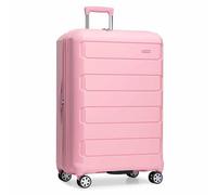 Traveler's Choice Pagosa Indestructible Hardshell Expandable Spinner Luggage, Pink, 30-Inch Large, Pagosa Indestructible Hardshell Expandable Spinner Luggage