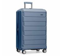 Traveler's Choice Pagosa Indestructible Hardshell Expandable Spinner Luggage, Slate Blue, 3-Piece Set (22/26/30), Traveler's Choice Pagosa Indestructible Hardshell Expandable Spinner Luggage
