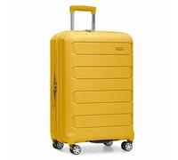 Traveler's Choice Pagosa Indestructible Hardshell Expandable Spinner Luggage, Yellow, 3-Piece Set (22/26/30), Pagosa Indestructible Hardshell Expandable Spinner Luggage