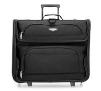 Traveler'S Choice Travel Select Amsterdam Expandable Rolling Upright Luggage, Black, Garment Bag, Amsterdam Expandable Rolling Upright Luggage