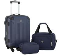 Travelers Club Chicago Hardside Expandable Spinner Luggage, Navy Blue, 3 Piece Set, Chicago Hardside Expandable Spinner Luggages