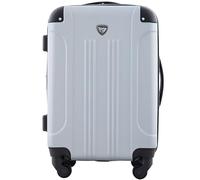 Travelers Club Chicago Hardside Expandable Spinner Luggage, Silver, 20" Carry-on, Chicago Hardside Expandable Spinner Luggages