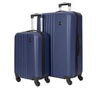 Travelers Club Cosmo Hardside Spinner Luggage, Navy Blue, 2-Piece Set (20/28), Cosmo Hardside Spinner Luggage