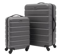 Travelers Club Harper Luggage, Charcoal, 20-Inch Carry-On, Harper Luggage