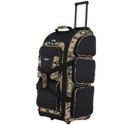Travelers Club Xpedition 30 Inch Multi-Pocket Upright Rolling Duffel Bag, Camo, 30" Suitcase, Xpedition 30 Inch Multi-Pocket Upright Rolling Duffel Bag