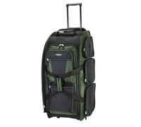 Travelers Club Xpedition 30 Inch Multi-Pocket Upright Rolling Duffel Bag, Forest Green, 30" Suitcase, Xpedition 30 Inch Multi-Pocket Upright Rolling Duffel Bag