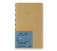 Traveler's Notebook A5 Slim Spiral Bound Watercolor 20 Sheets 40 Pages