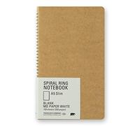 Traveler's Notebook B5 Slim Spiral Bound Blank MD Paper 200 Pages