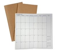 Travelers Notebook Inserts 2026, Weekly & Monthly, Less than Regular Size 8.19 x 4.21 in